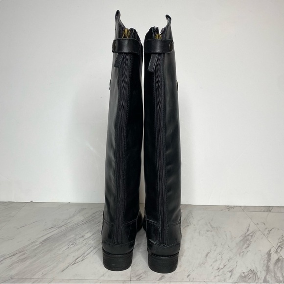 Sam Edelman Penny Black Leather Riding Boot 6M - Picture 3 of 16